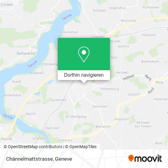 Chännelmattstrasse Karte