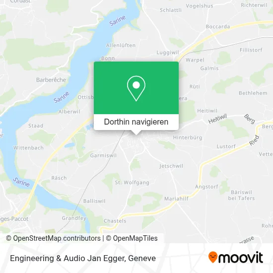 Engineering & Audio Jan Egger Karte