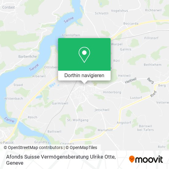 Afonds Suisse Vermögensberatung Ulrike Otte Karte