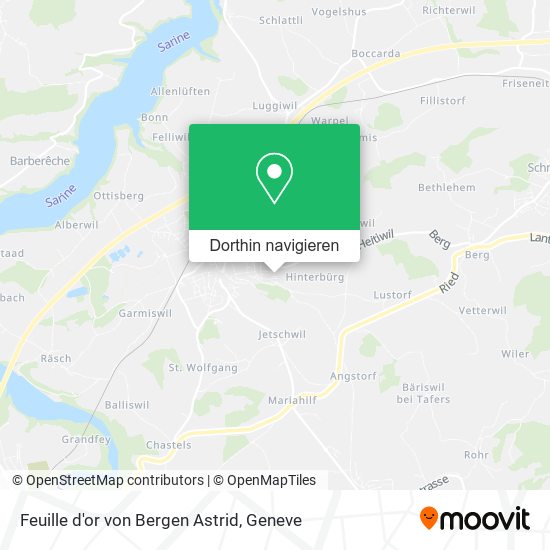 Feuille d'or von Bergen Astrid Karte