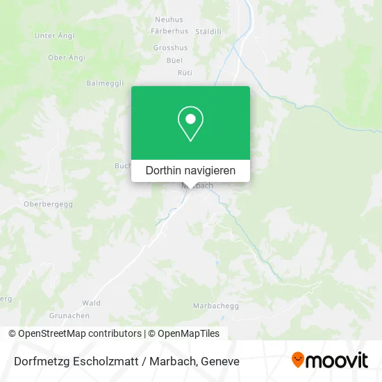 Dorfmetzg Escholzmatt / Marbach Karte