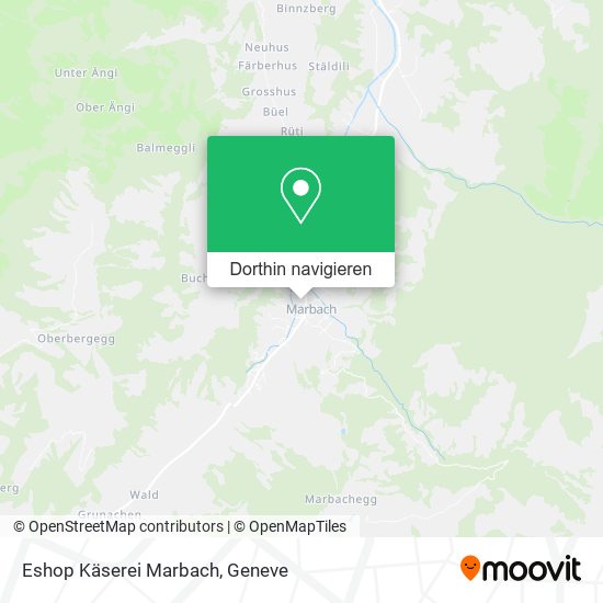 Eshop Käserei Marbach Karte