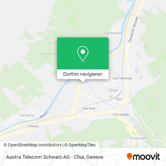 Aastra Telecom Schweiz AG - Chur Karte