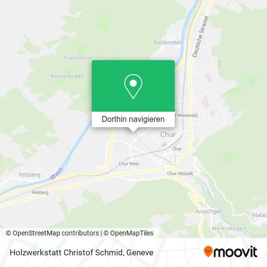 Holzwerkstatt Christof Schmid Karte