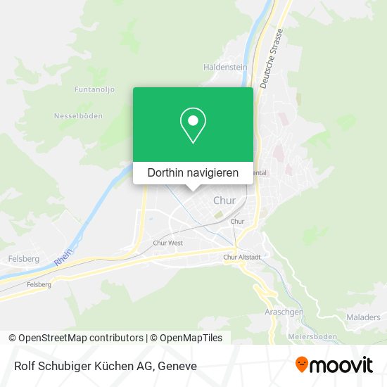 Rolf Schubiger Küchen AG Karte