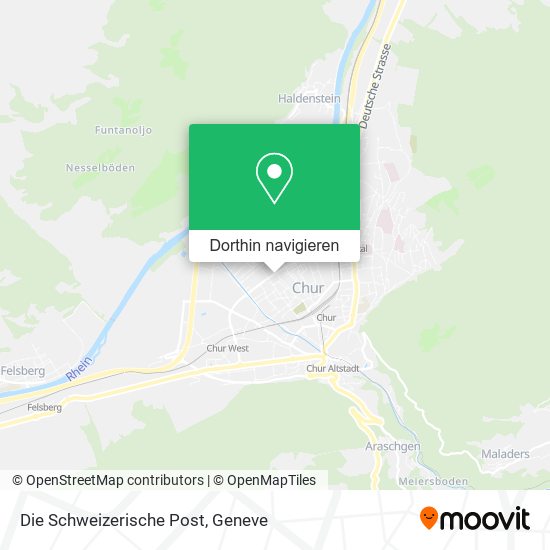 Die Schweizerische Post Karte