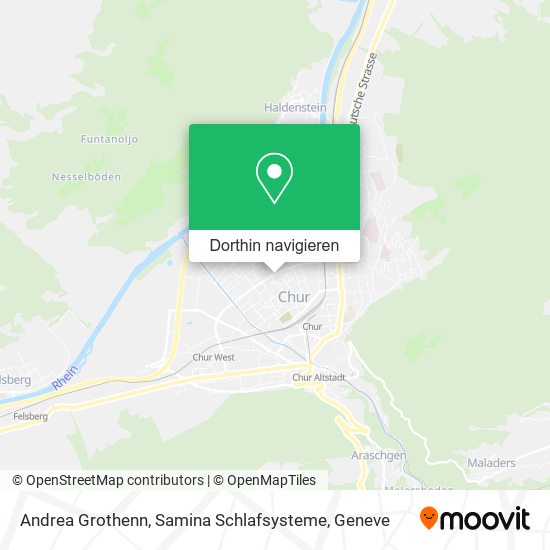Andrea Grothenn, Samina Schlafsysteme Karte