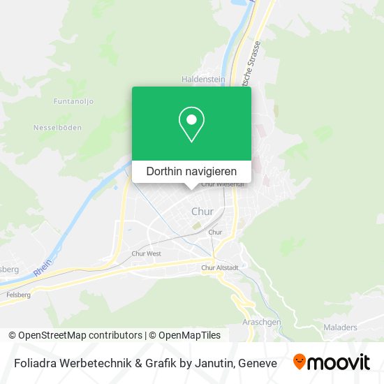 Foliadra Werbetechnik & Grafik by Janutin Karte
