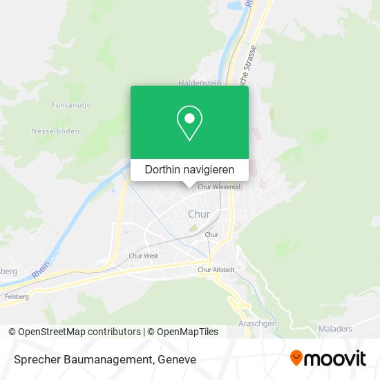 Sprecher Baumanagement Karte