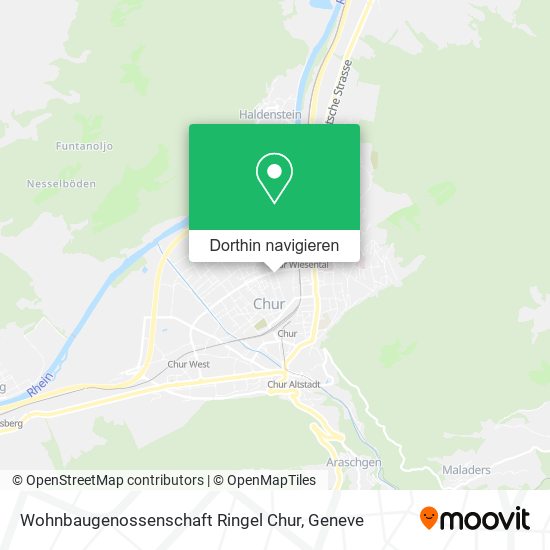 Wohnbaugenossenschaft Ringel Chur Karte