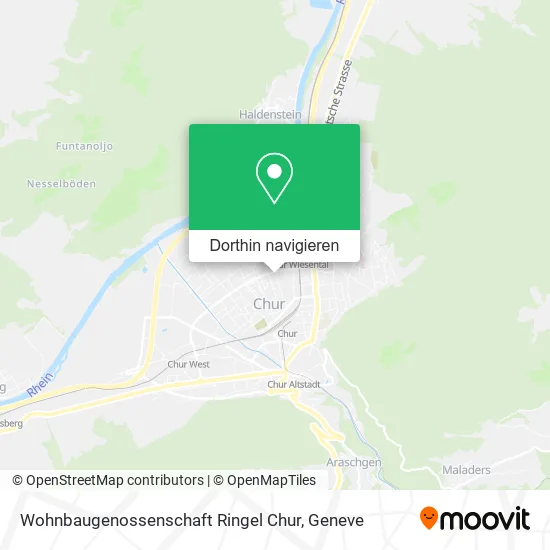 Wohnbaugenossenschaft Ringel Chur Karte