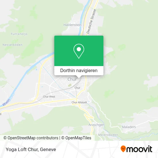 Yoga Loft Chur Karte