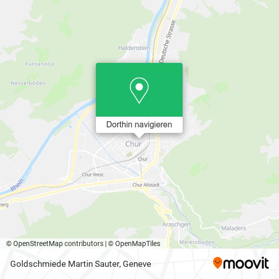 Goldschmiede Martin Sauter Karte