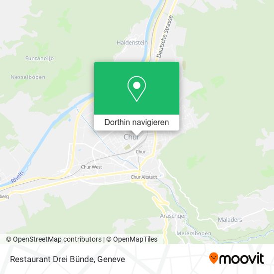 Restaurant Drei Bünde Karte