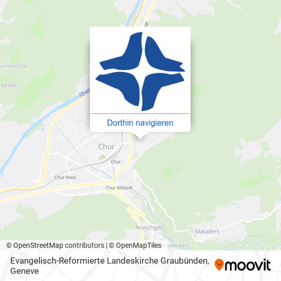 Evangelisch-Reformierte Landeskirche Graubünden Karte