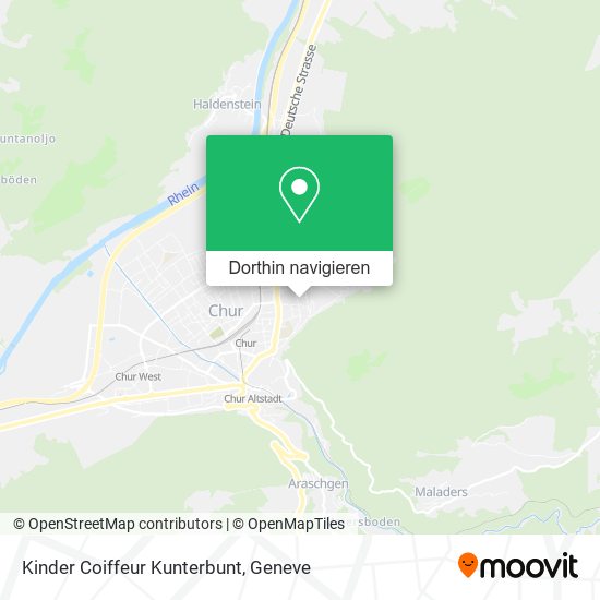 Kinder Coiffeur Kunterbunt Karte