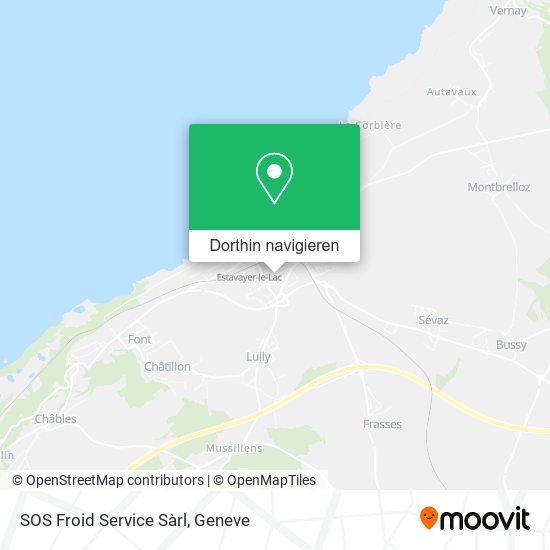 SOS Froid Service Sàrl Karte