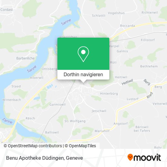 Benu Apotheke Düdingen Karte