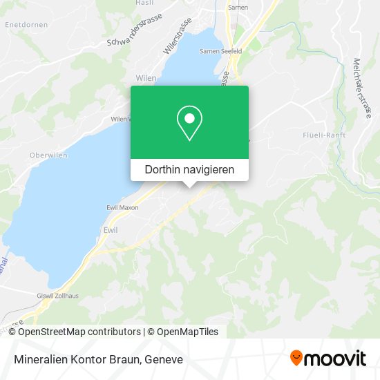 Mineralien Kontor Braun Karte
