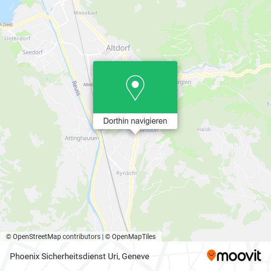 Phoenix Sicherheitsdienst Uri Karte