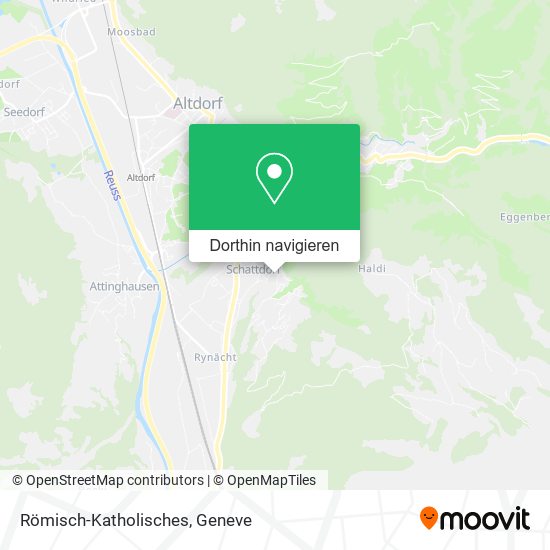 Römisch-Katholisches Karte