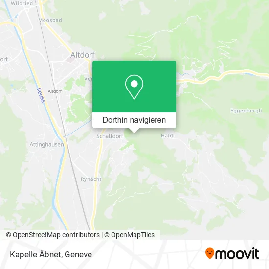 Kapelle Äbnet Karte