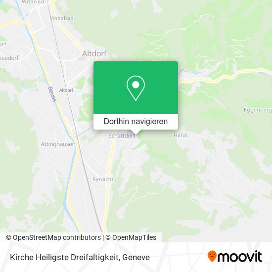 Kirche Heiligste Dreifaltigkeit Karte