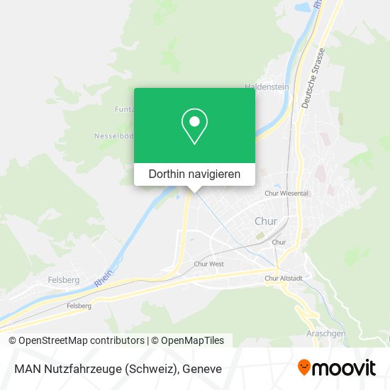 MAN Nutzfahrzeuge (Schweiz) Karte