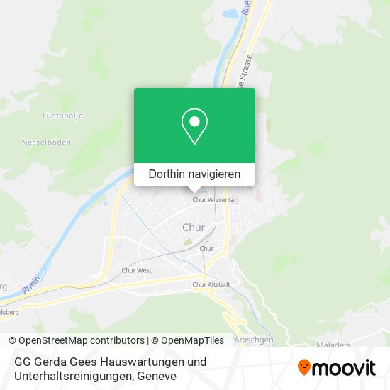 GG Gerda Gees Hauswartungen und Unterhaltsreinigungen Karte