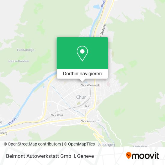 Belmont Autowerkstatt GmbH Karte