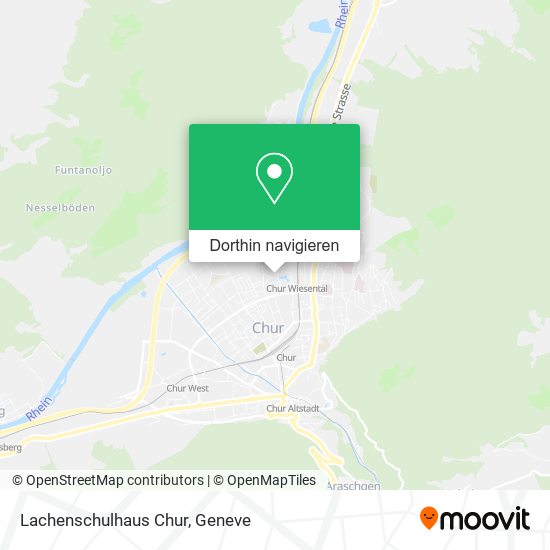 Lachenschulhaus Chur Karte
