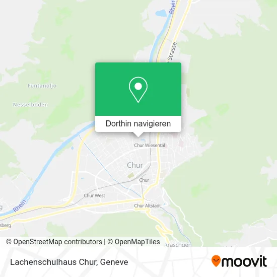Lachenschulhaus Chur Karte