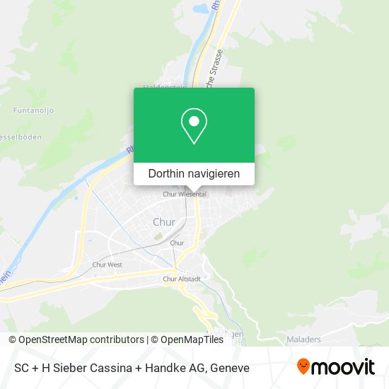 SC + H Sieber Cassina + Handke AG Karte