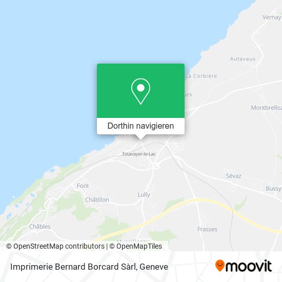 Imprimerie Bernard Borcard Sàrl Karte