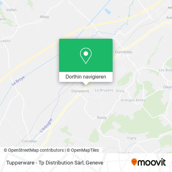 Tupperware - Tp Distribution Sàrl Karte