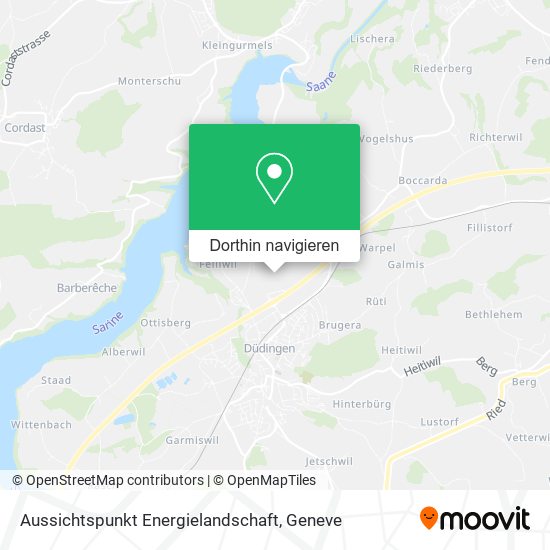 Aussichtspunkt Energielandschaft Karte