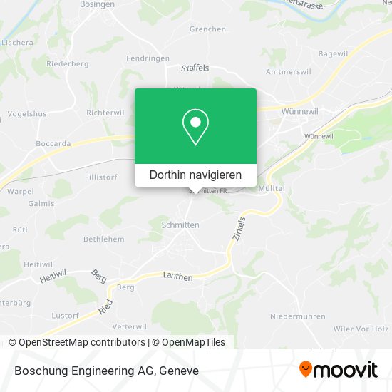 Boschung Engineering AG Karte