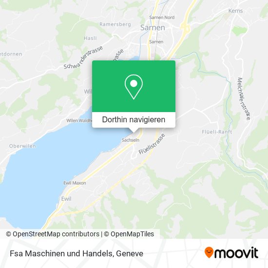 Fsa Maschinen und Handels Karte