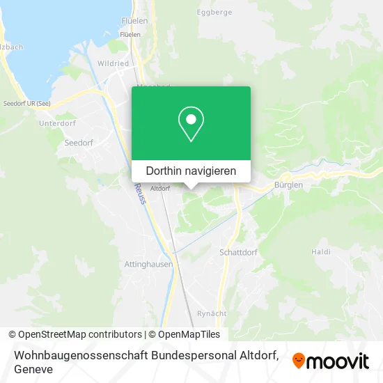 Wohnbaugenossenschaft Bundespersonal Altdorf Karte
