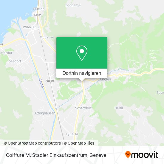 Coiffure M. Stadler Einkaufszentrum Karte