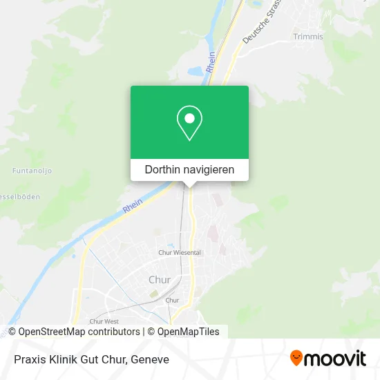 Praxis Klinik Gut Chur Karte