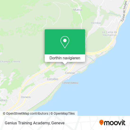 Genius Training Academy Karte