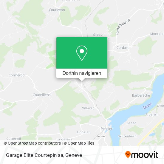 Garage Elite Courtepin sa Karte