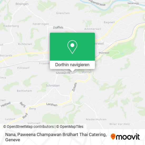 Nana, Paweena Champawan Brülhart Thai Catering Karte