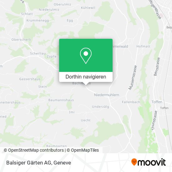Balsiger Gärten AG Karte
