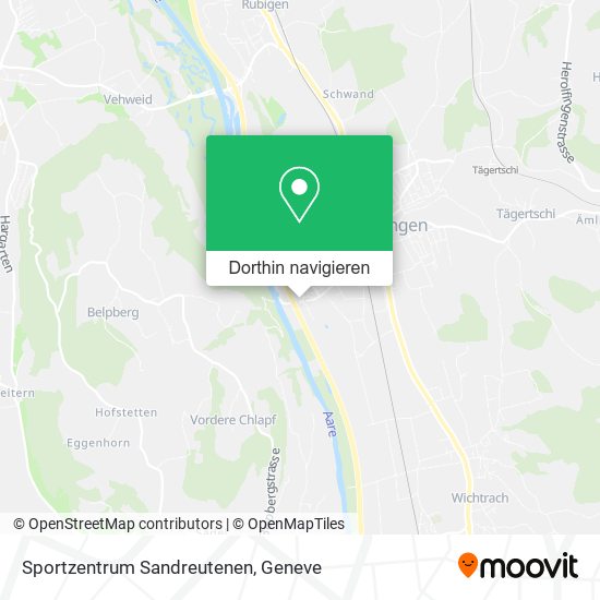 Sportzentrum Sandreutenen Karte