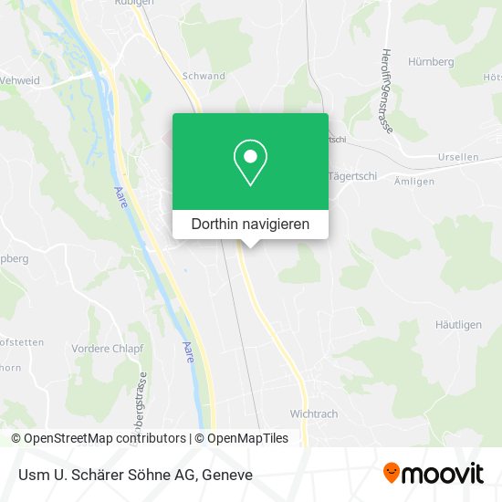 Usm U. Schärer Söhne AG Karte