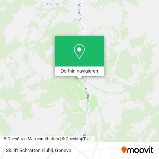 Skilift Schratten Flühli Karte