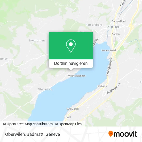 Oberwilen, Badmatt Karte
