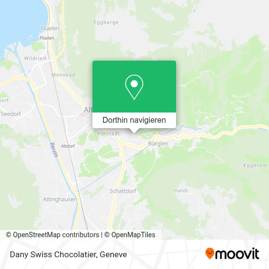 Dany Swiss Chocolatier Karte